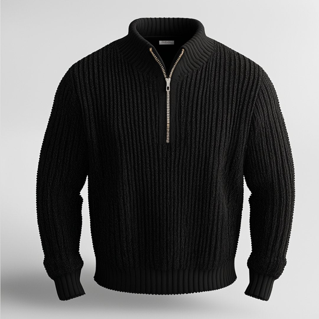Sweter rozpinany | Ciepły | Sweter rozpinany | Sweter dzianinowy | Sweter rozpinany męski-Modaska