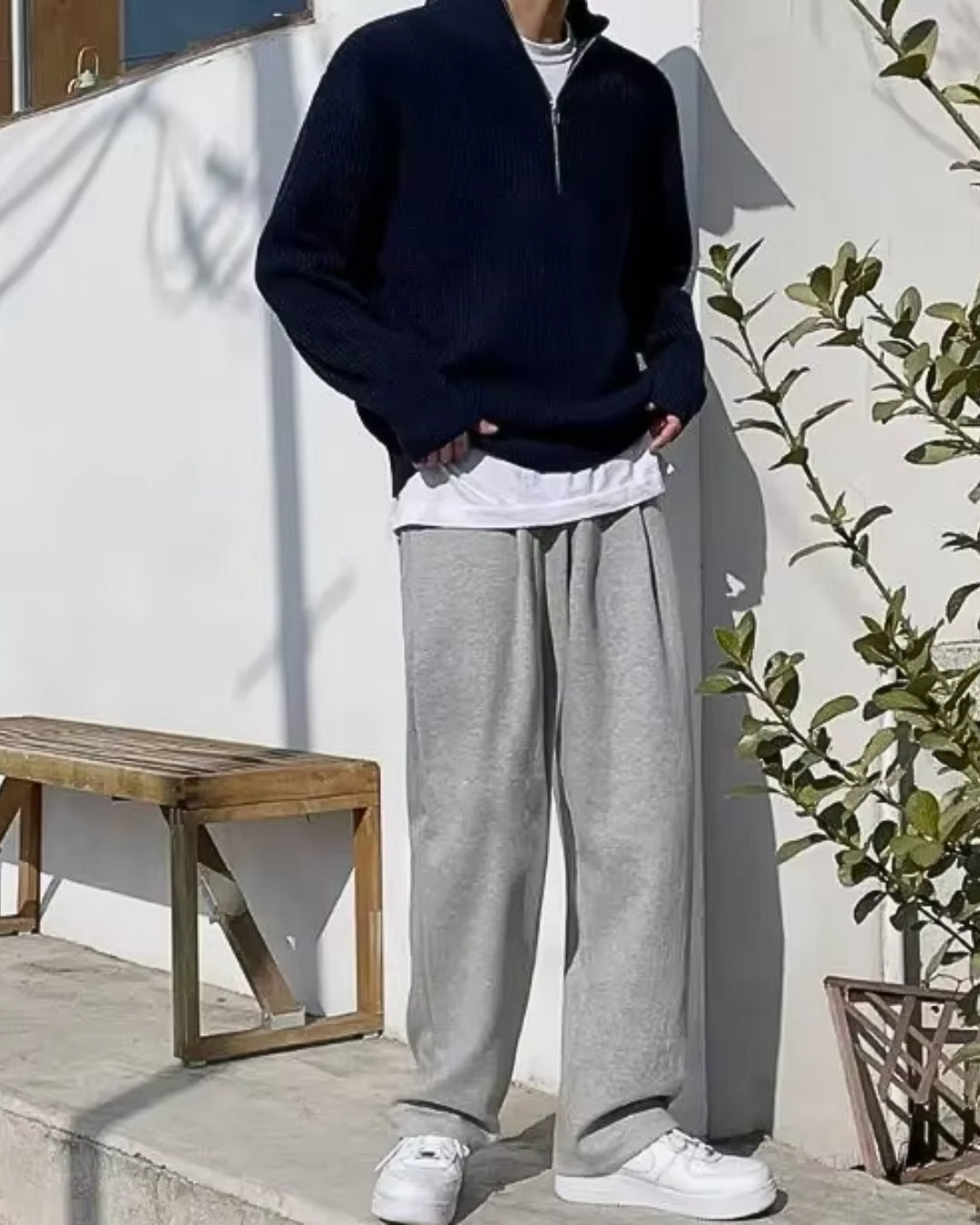 Sweter rozpinany | Ciepły | Sweter rozpinany | Sweter dzianinowy | Sweter rozpinany męski-Modaska